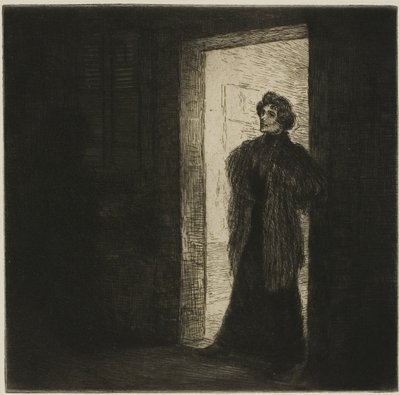 Na prahu od Théophile Alexandre Pierre Steinlen