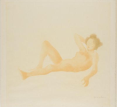 Ležící žena od Théophile Alexandre Pierre Steinlen