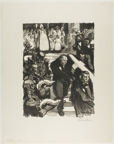Rochefort umírá! Rochefort je mrtvý! od Théophile Alexandre Pierre Steinlen