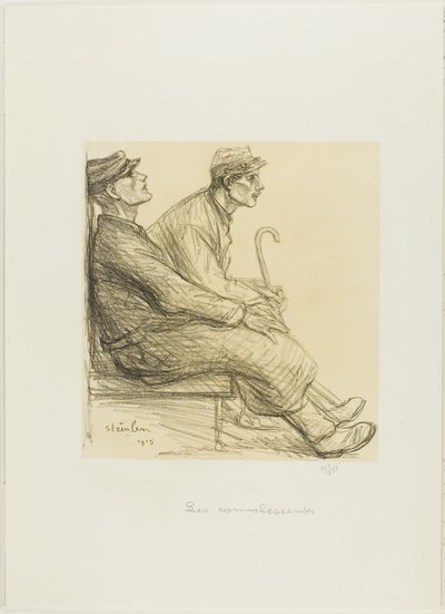 The Convalescents, deska dvě z Actualités od Théophile Alexandre Pierre Steinlen