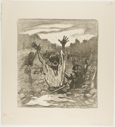 Křik ulic! od Théophile Alexandre Pierre Steinlen