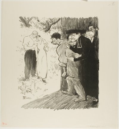 Poslední přepadení od Théophile Alexandre Pierre Steinlen