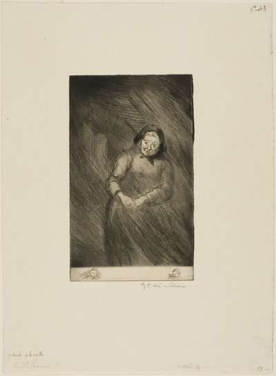 Starý kecálek od Théophile Alexandre Pierre Steinlen