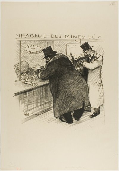 Oportunistická většina od Théophile Alexandre Pierre Steinlen