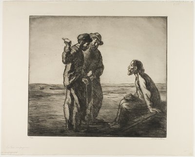 Tři společníci od Théophile Alexandre Pierre Steinlen