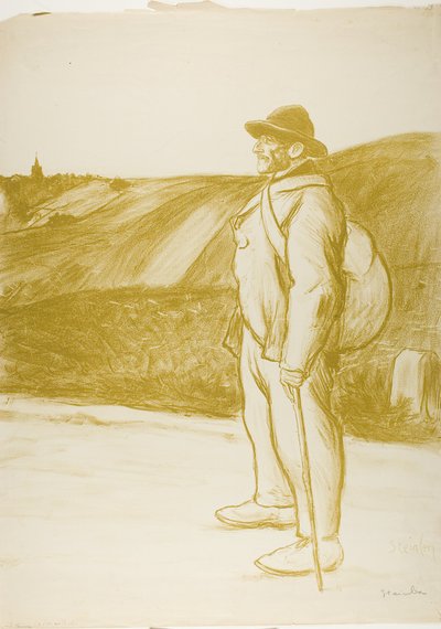 Tulák od Théophile Alexandre Pierre Steinlen