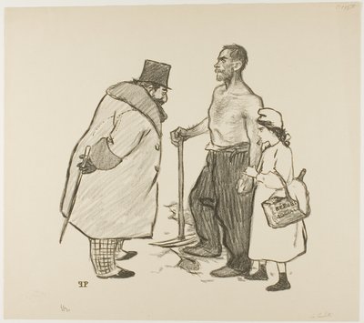 Nejmladší dcera od Théophile Alexandre Pierre Steinlen