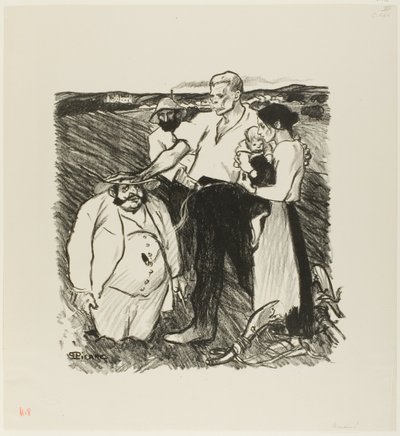 Zítra! od Théophile Alexandre Pierre Steinlen