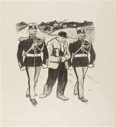 Bez centu od Théophile Alexandre Pierre Steinlen