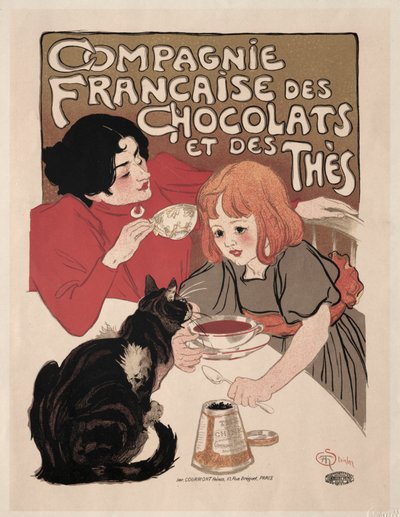 Compagnie Française des Chocolate et des Thés od Théophile Alexandre Steinlen