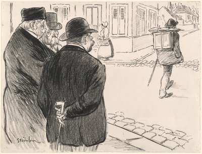 Chová se jako malíř, konec 19.-začátek 20. století. od Théophile Alexandre Steinlen