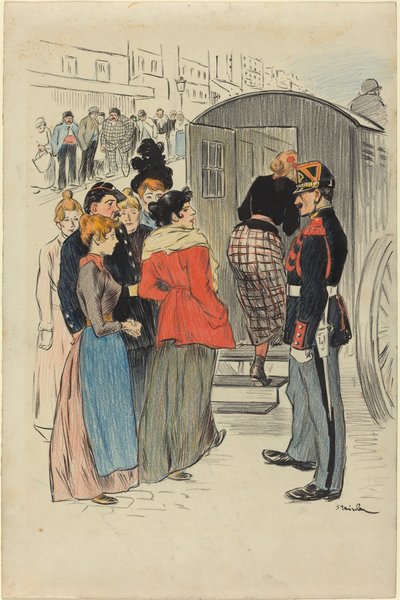 Roundup od Théophile Alexandre Steinlen