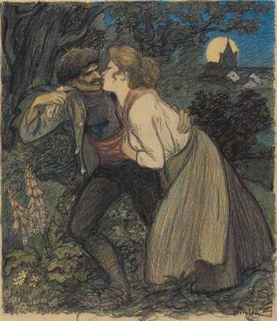 Vlčí pes od Théophile Alexandre Steinlen