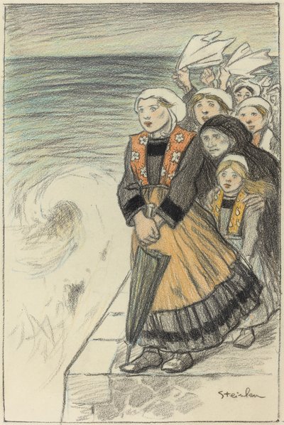 Manželky námořníků, 1896. od Théophile Alexandre Steinlen