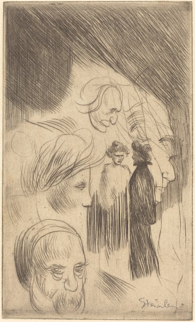 Skica deska od Théophile Alexandre Steinlen