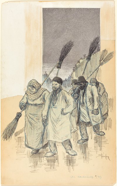 Zametací stroje od Théophile Alexandre Steinlen