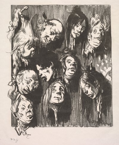 Deset atentátů za penny, 1897. od Théophile Alexandre Steinlen