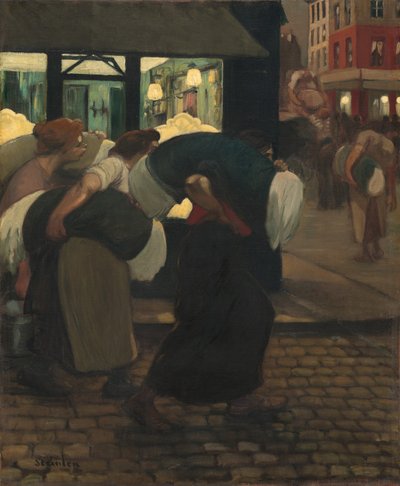 Prádelny od Théophile Alexandre Steinlen