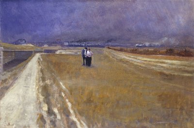 Procházka vedle železnice; Jděte vedle železnice, od Théophile Alexandre Steinlen