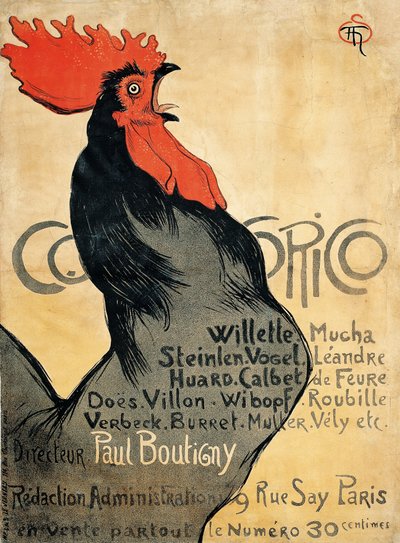 Cocorico od Théophile Alexandre Steinlen