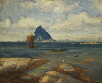 Letní den, Roest (obraz) od Thorolf Holmboe