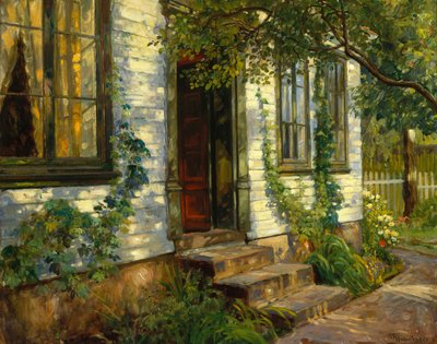Slunce na zdi starého domu, Fredriksvern od Thorolf Holmboe