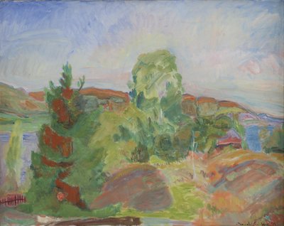 Letní slunovrat. Krajina od Thorvald Erichsen