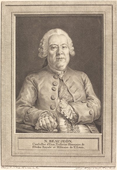 N.Beaujeon od Thérèse Éléonore Lingée after Charles Nicolas Cochin II