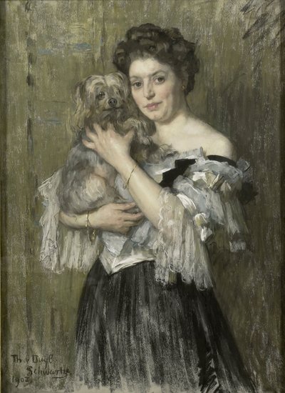 Mary Catherine Josephine Jordan (1866-1948). Manželka malíře George Hendrika Breitnera od Thérèse Schwartze