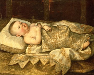 Portrét prince Leopolda de Medici jako nemluvně od Tiberio di Tito