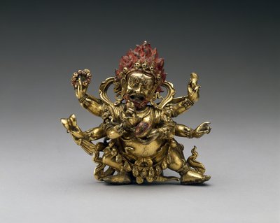 Mahakala Heruka od Tibetan School