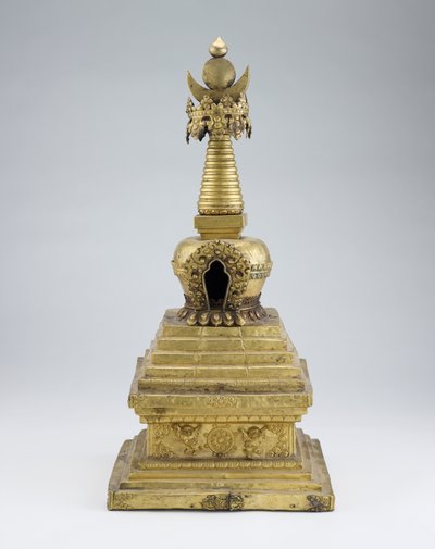 Stupa, konec 17.-začátek 18. století od Tibetan School