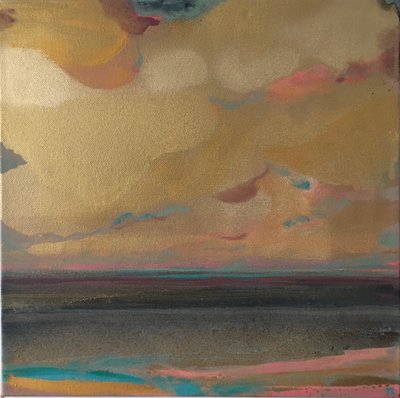 Gold Cloud Sea Swell od Tiffany Lynch