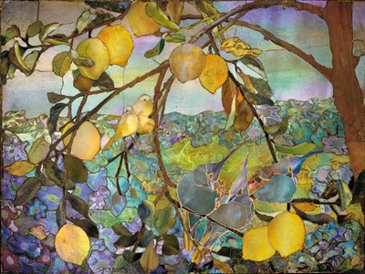 Favrile mosaic panel, c.1910 od Tiffany Studios