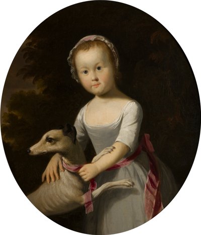 Portrét slečny Charlotte Bridgemanové jako dítěte (1800-1877), kolem 1805-15 (olej na plátně) od Tilly Kettle