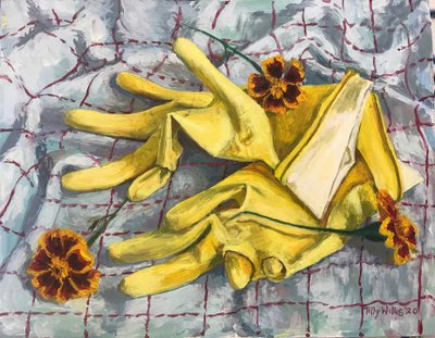Marigolds 2020 (olej) od Tilly Willis