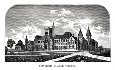 University College, Toronto, Kanada, 19. století od Tilton Waters