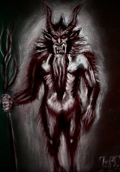 Krampus – lidová příšera od Tim Hoinkis