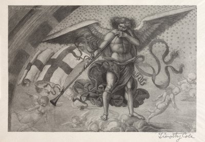 Staří italští mistři: Anděl troubí na trubku, 1888-1892. od Timothy Cole