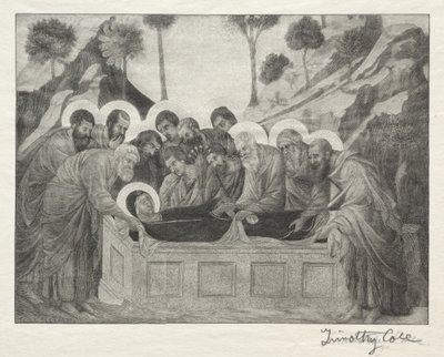 Staří italští mistři: Pohřeb Panny Marie, 1888-1892. od Timothy Cole