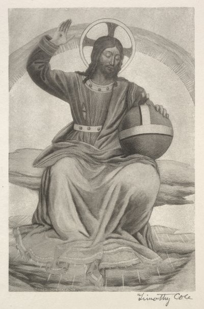 Staří italští mistři: Kristus na trůnu, 1888-1892. od Timothy Cole