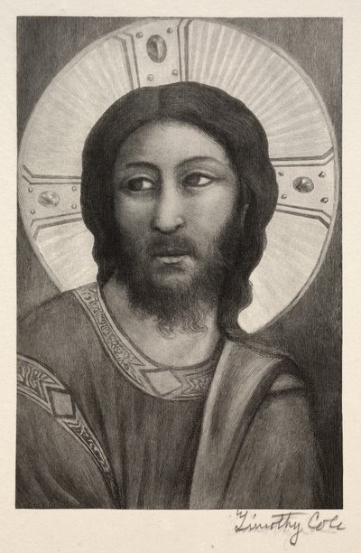 Staří italští mistři: Hlava Krista, 1888-1892. od Timothy Cole