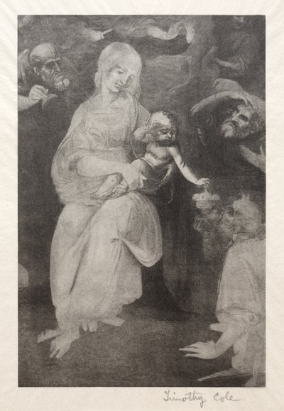Staří italští mistři: Madonna a dítě, 1888-1892. od Timothy Cole