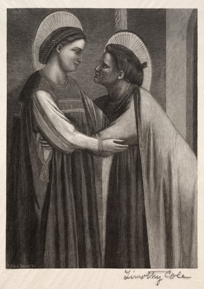 Staří italští mistři: Mary a Elisabeth, 1886. od Timothy Cole