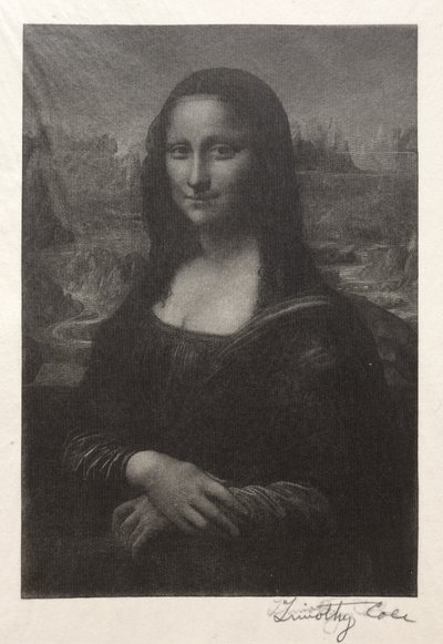 Staří italští mistři: Mona Lisa, 1888-1892. od Timothy Cole