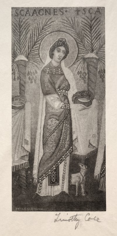 Staří italští mistři: Svatá Anežka, 1888-1892. od Timothy Cole