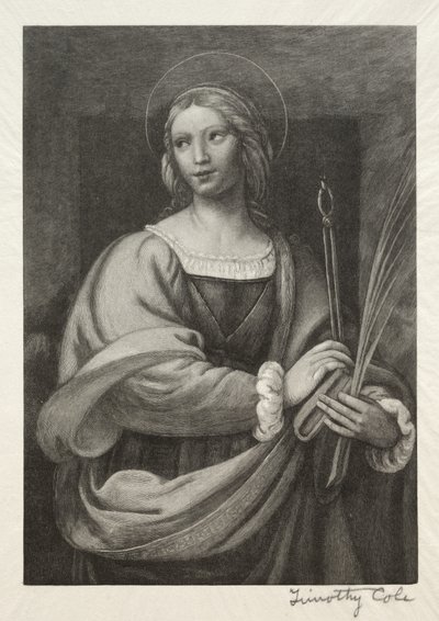 Staří italští mistři: Svatá Apollonie, 1888-1892. od Timothy Cole