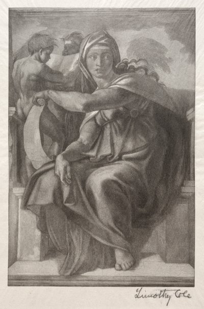 Staří italští mistři: Delfská Sibyla, 1890. od Timothy Cole