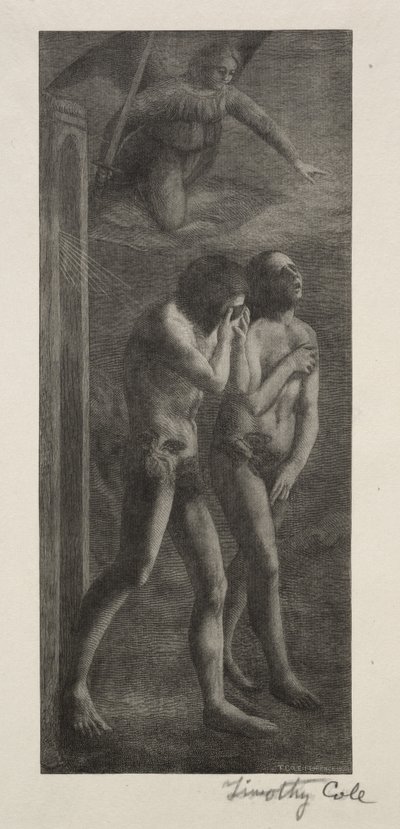 Staří italští mistři: Vyhnání z ráje, 1888. od Timothy Cole