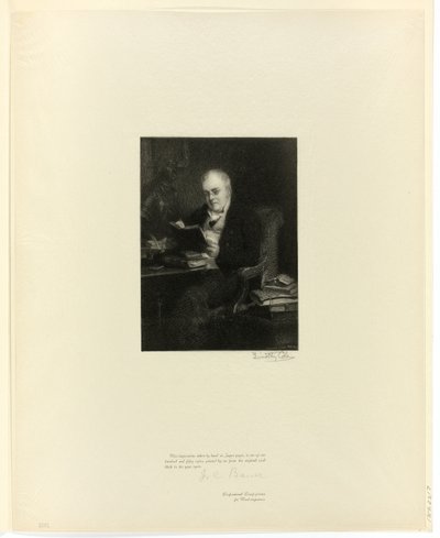 Portrét Dr. Johna Allena ze starých anglických mistrů od Timothy Cole